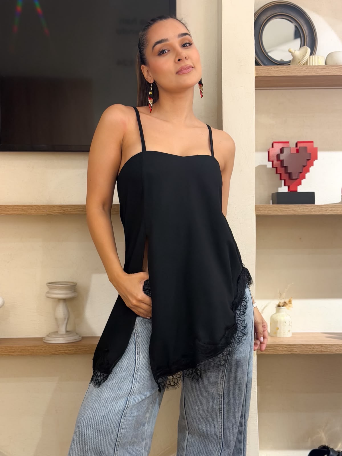 BLUSA ASIMETRICA NOCHES DE VIENA