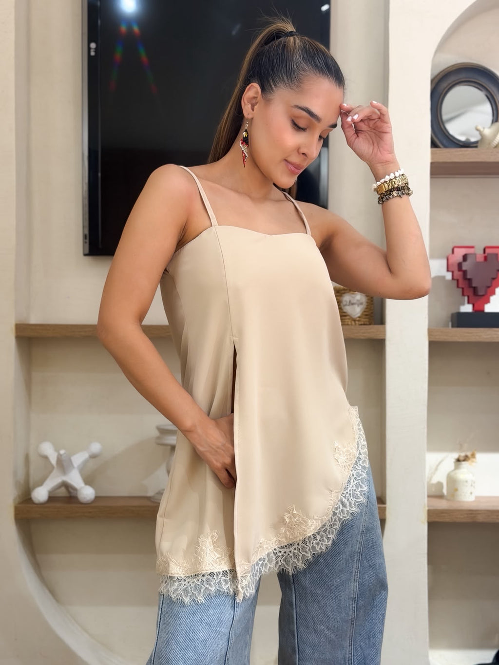 BLUSA ASIMETRICA NOCHES DE VIENA