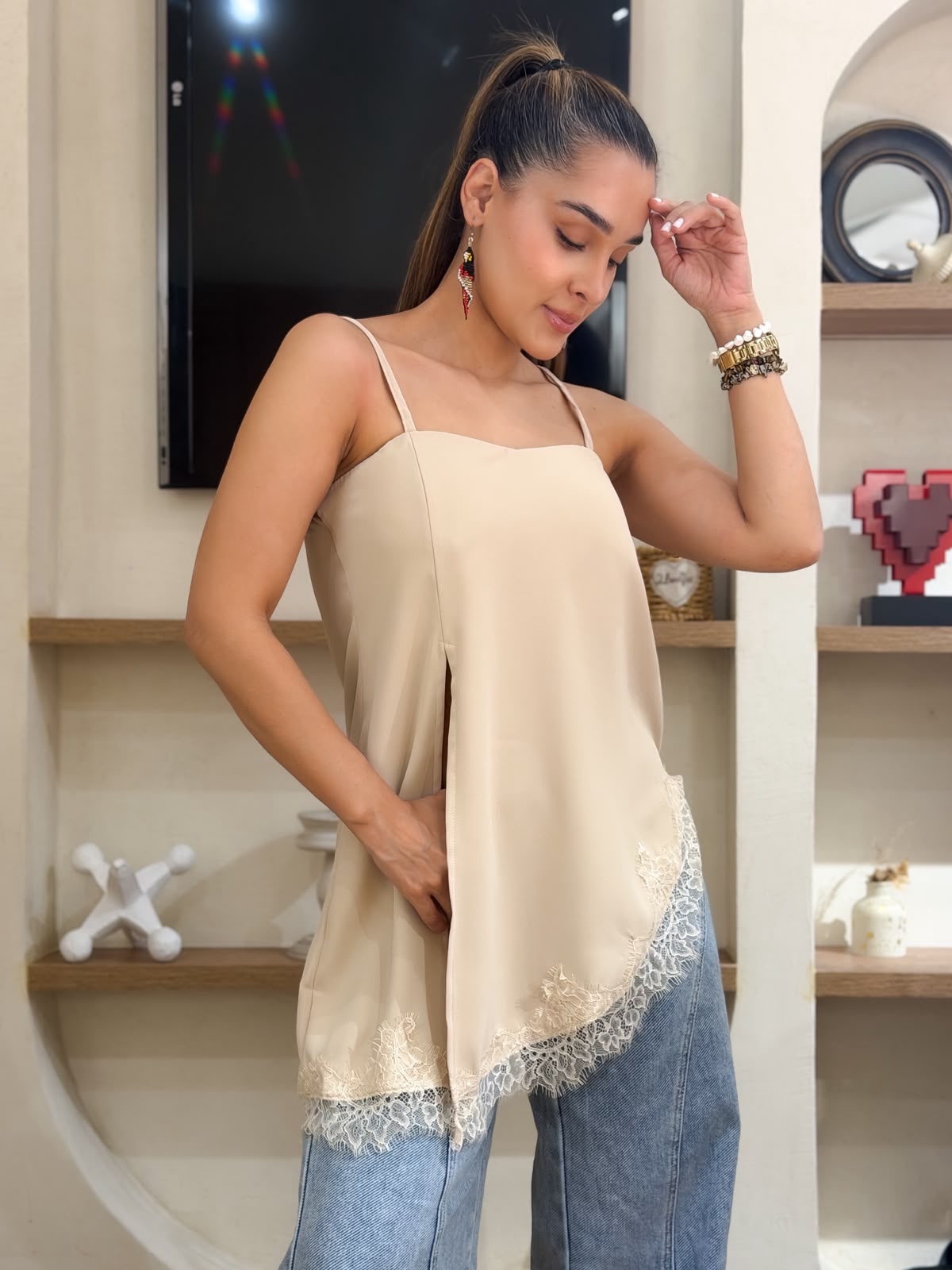 BLUSA ASIMETRICA NOCHES DE VIENA