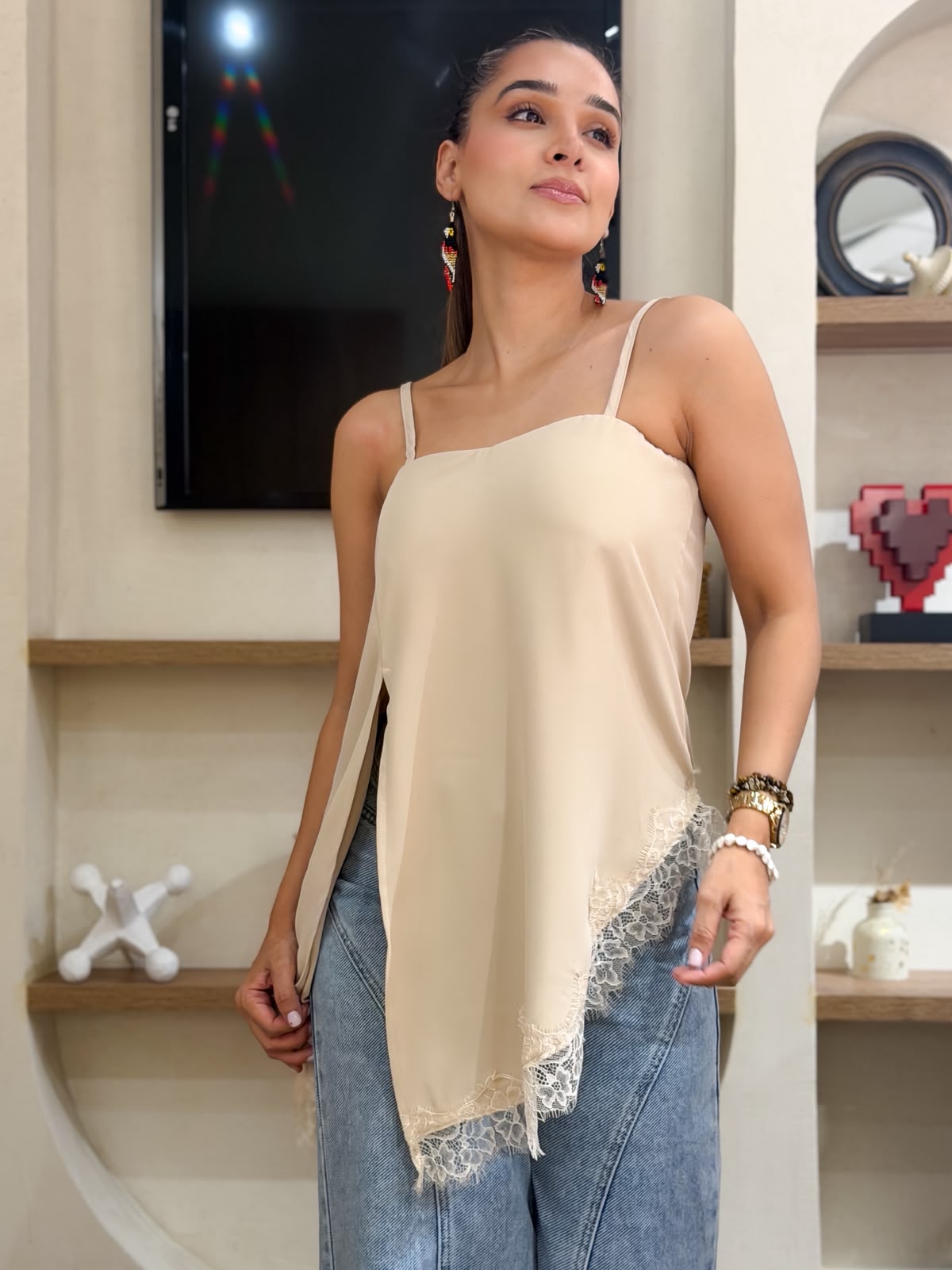 BLUSA ASIMETRICA NOCHES DE VIENA
