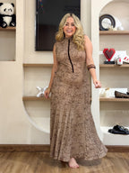 VESTIDO EN TRANSPARENCIA ANIMAL PRINT